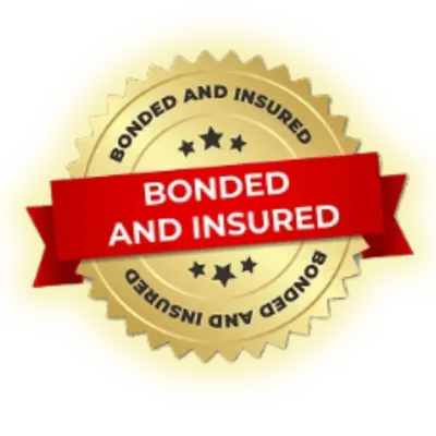 Bonded and insured garage door contractor badge